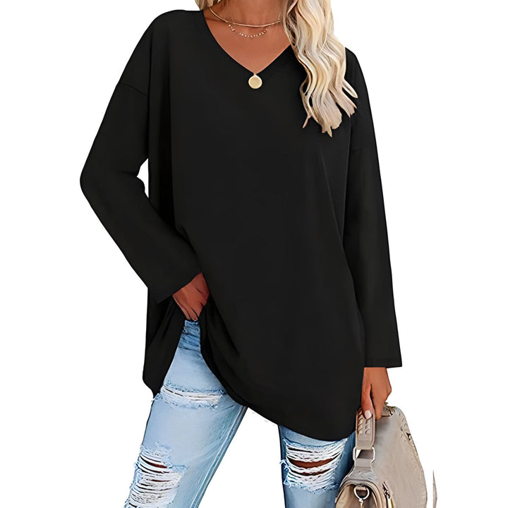 Alicia - Relaxed V-Neck Sweater