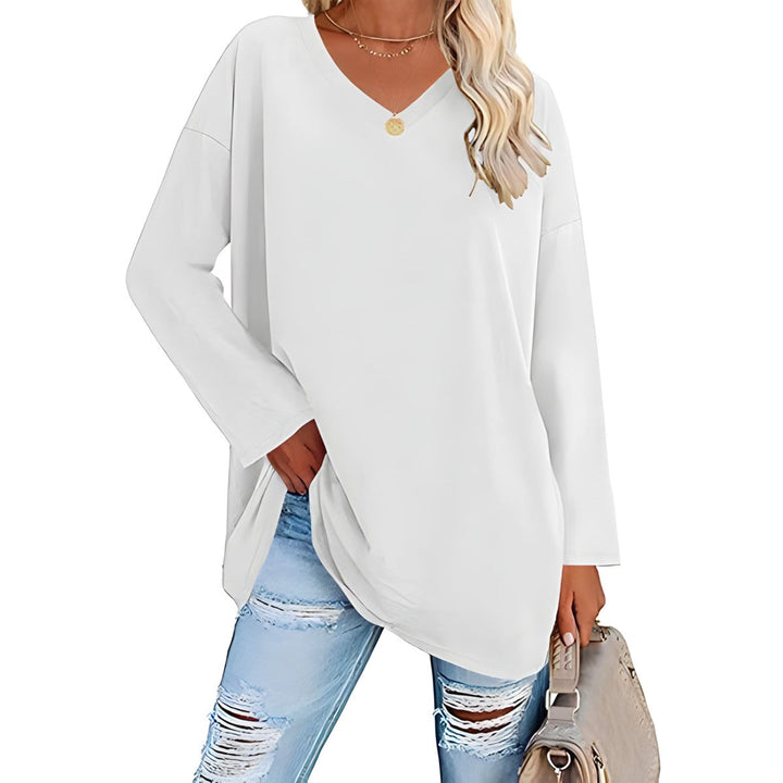 Alicia - Relaxed V-Neck Sweater