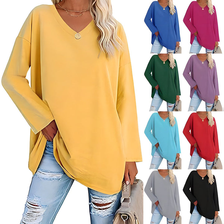 Alicia - Relaxed V-Neck Sweater