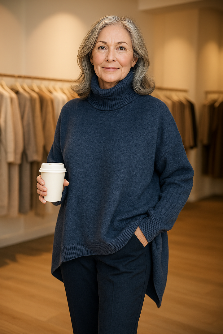 BRIGETTE – LONG TURTLENECK SWEATER