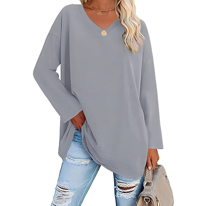 Alicia - Relaxed V-Neck Sweater