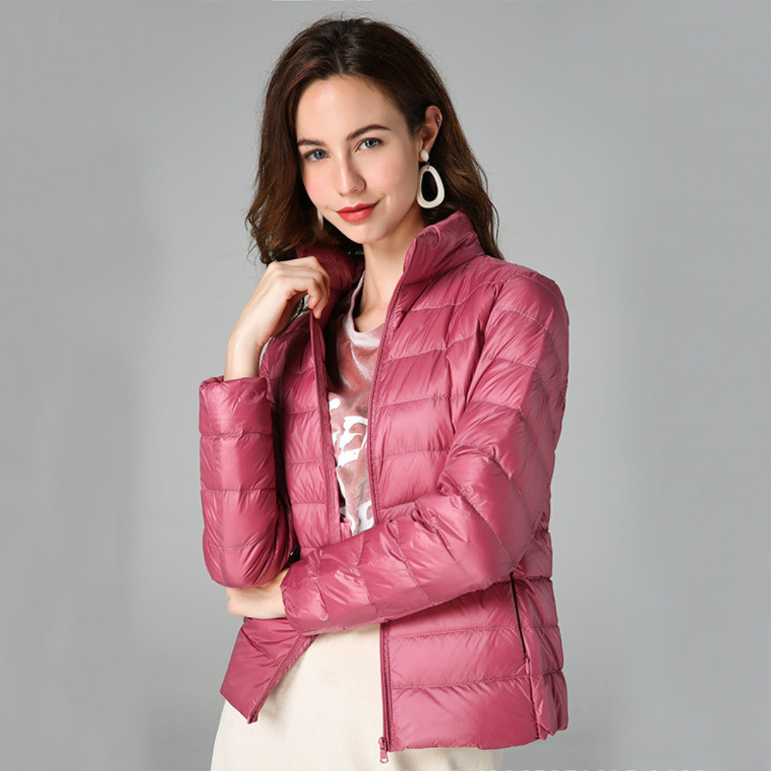 Amaris | Ultralight Jacket with White Duck Feathers