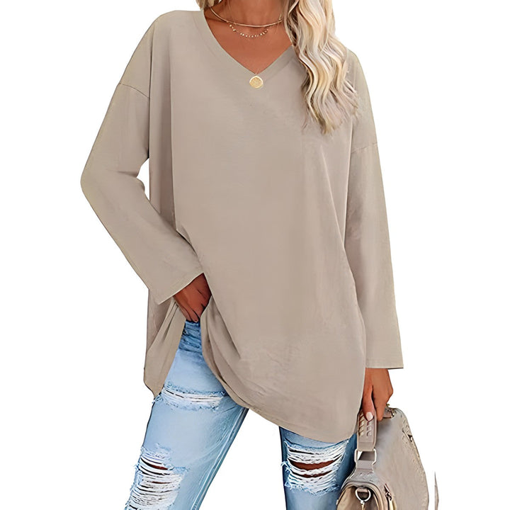 Alicia - Relaxed V-Neck Sweater