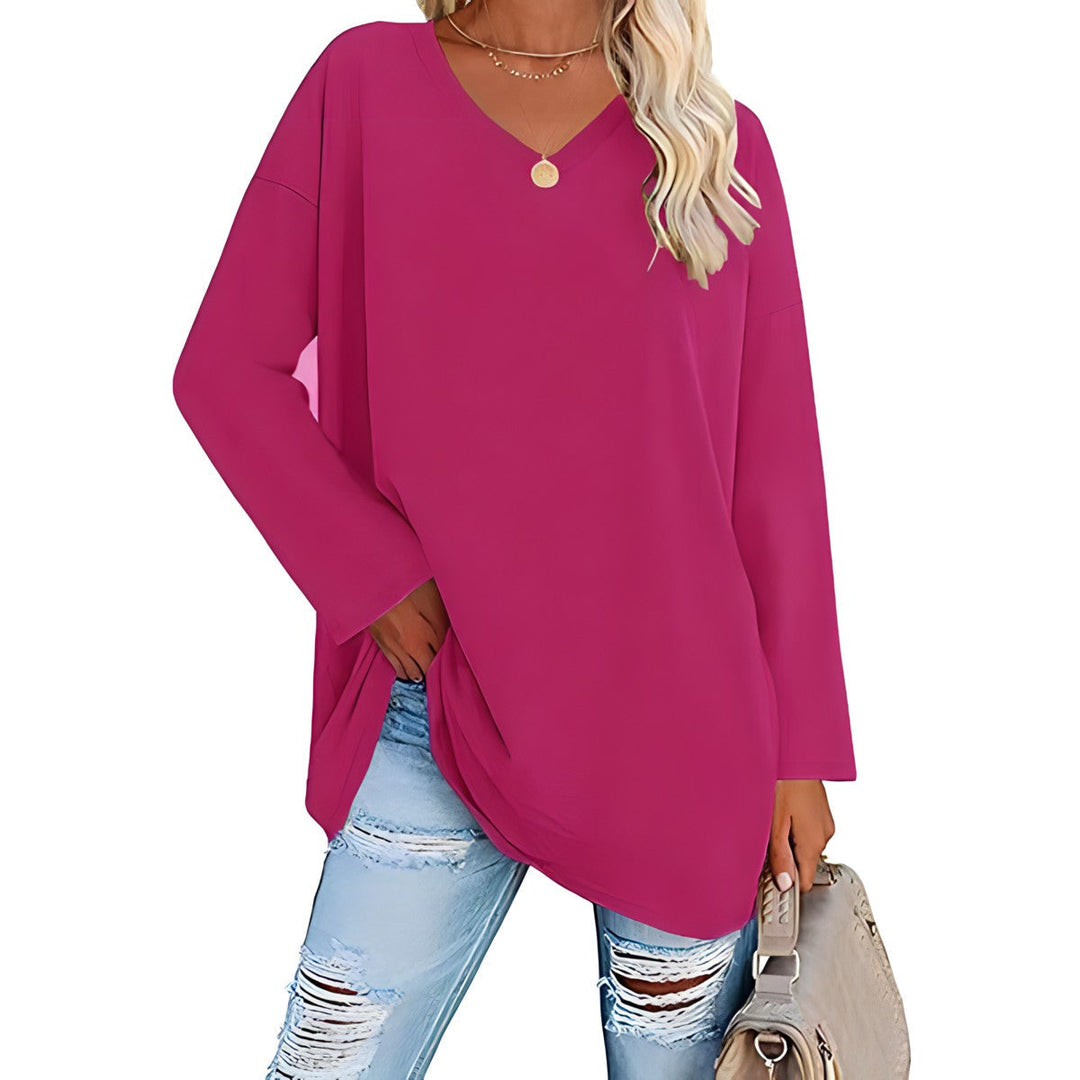 Alicia - Relaxed V-Neck Sweater
