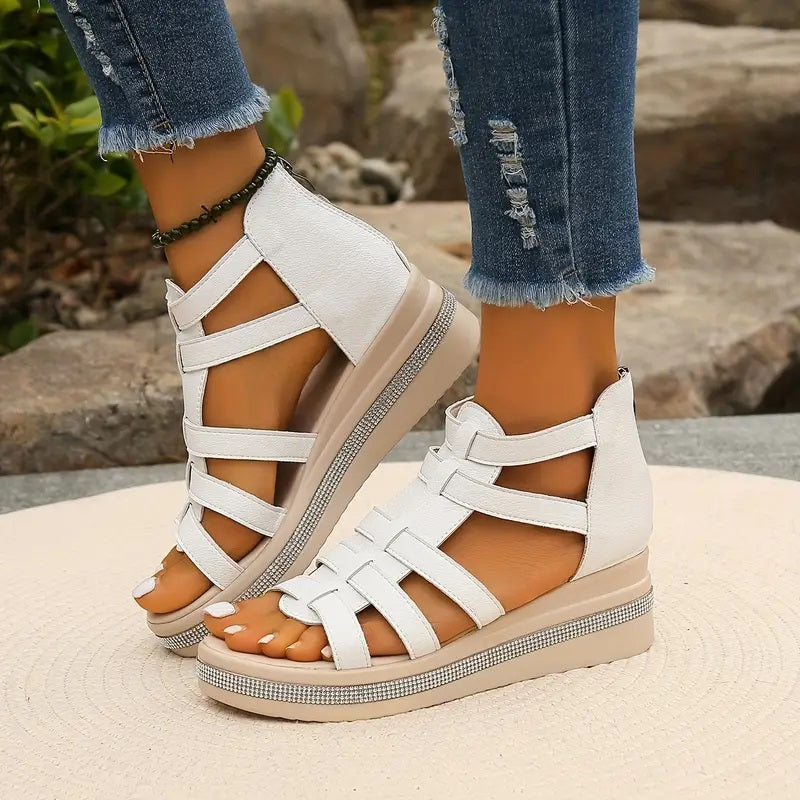 Axelle | Elegant Wedge Sandals