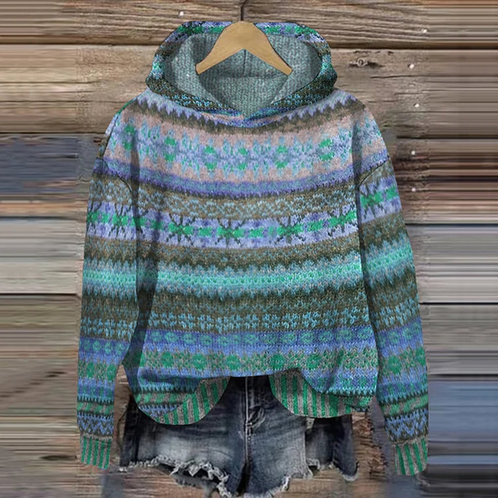 Uvelia | Ethnic Retro Hoodie