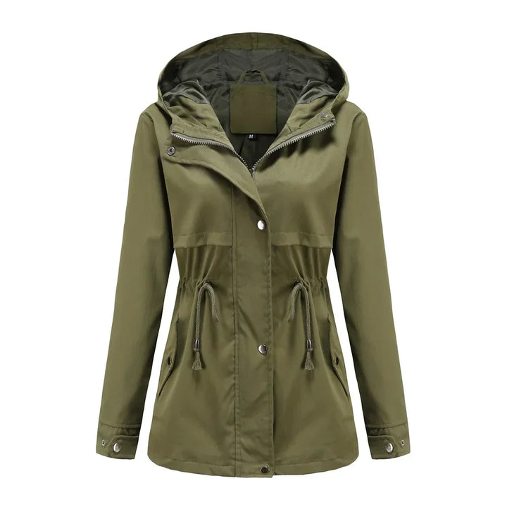 Lydia | Hooded Windbreaker Waterproof Coat