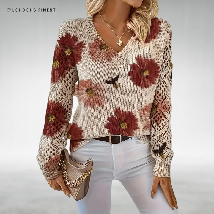 Daisy Floral Knit Jumper