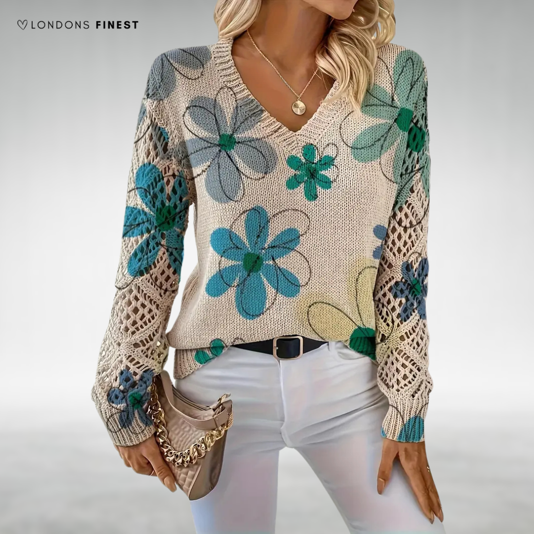 Daisy Floral Knit Jumper