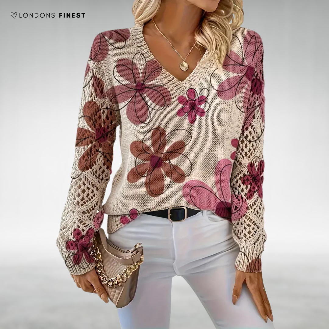 Daisy Floral Knit Jumper