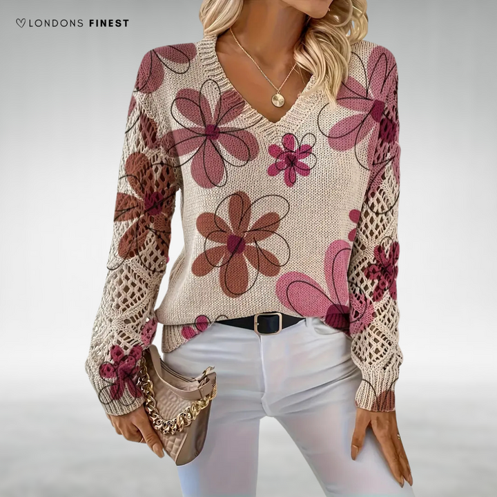 Daisy Floral Knit Jumper